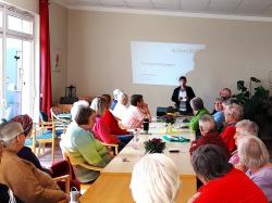 Vortrag im Betreuten Wohnen Fahrenheitstraße zu Vorsorgemaßnahmen